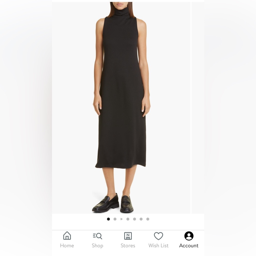 Like New Vince Classic Black Midi Dress